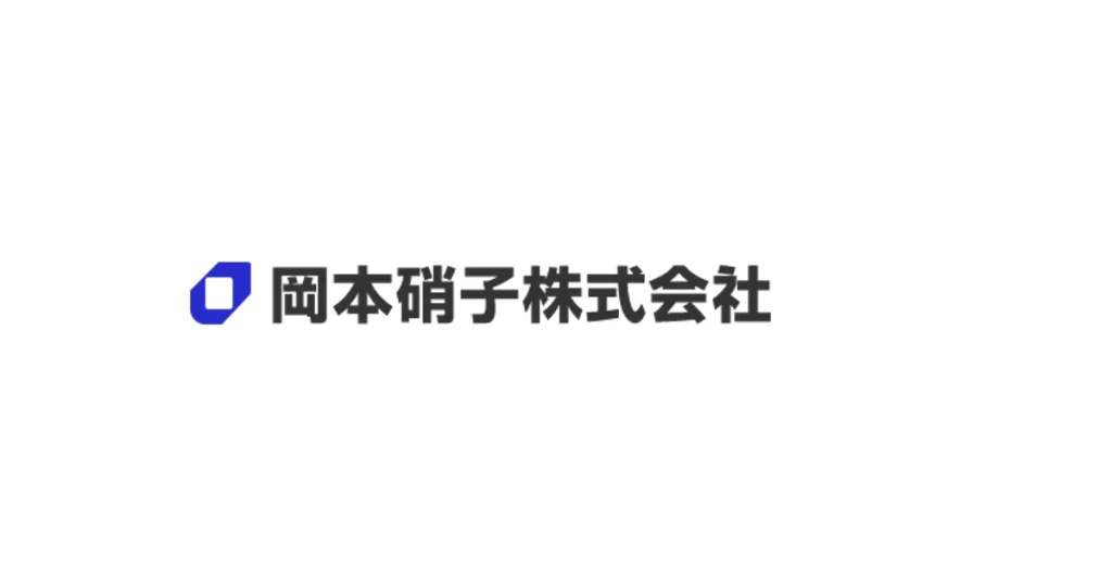岡本硝子 ロゴ