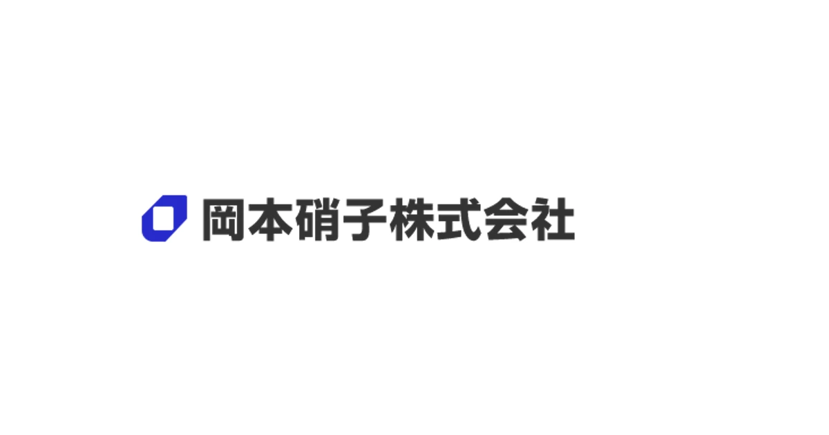 岡本硝子 ロゴ